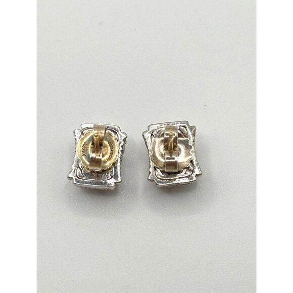 John Hardy 18K & 925 Sterling Silver Earrings - Picture 2 of 9